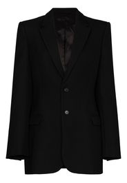 single-breasted wool blazer