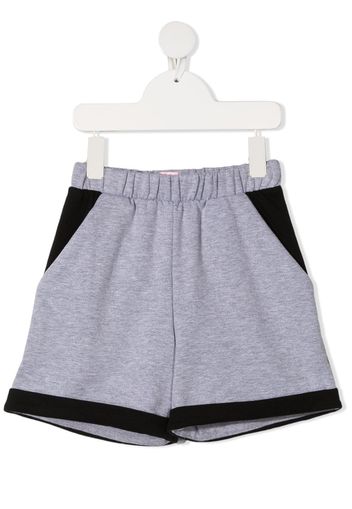 WAUW CAPOW by BANGBANG Ciao contrast-panel shorts - Grey