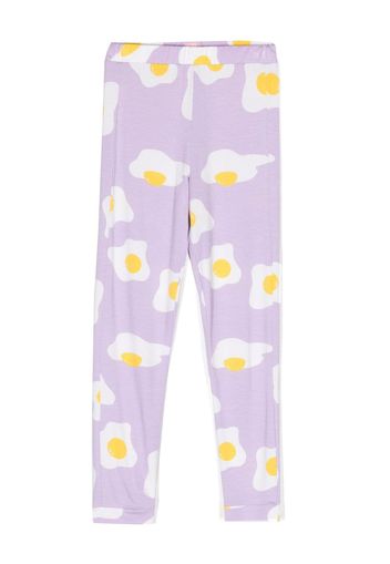 WAUW CAPOW by BANGBANG Camille egg-motif leggings - Purple