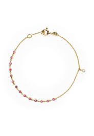 We by WHITEbIRD 18kt yellow gold Clarisse ruby bracelet - Red