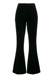 We11done flared style London trousers - Black