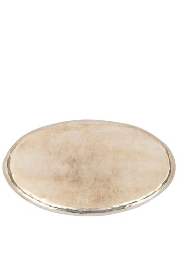 oval silver tray