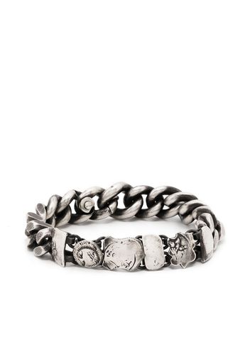 WERKSTATT:MÜNCHEN Memories curb-chain bracelet - Silver