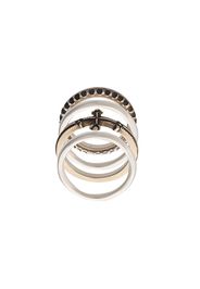 embossed stackable rings