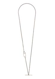 safety pin pendant necklace