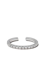 White Bird 18kt white gold diamond Suzanne earcuff