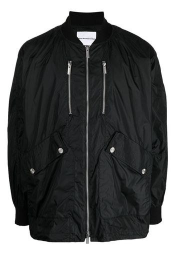 White Mountaineering multi-pocket long-sleeve jacket - Black