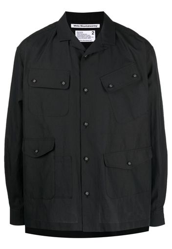 White Mountaineering multi-pocket shirt jacket - Black