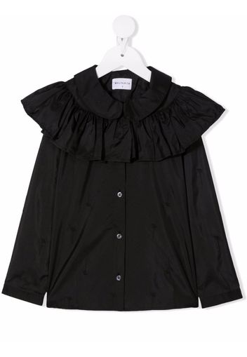 Wolf & Rita Daisy ruffle-trim blouse - Black