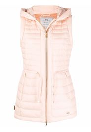 Woolrich Hibiscus hooded goose-down gilet - Pink