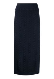Woolrich Cable virgin-wool skirt - Blue