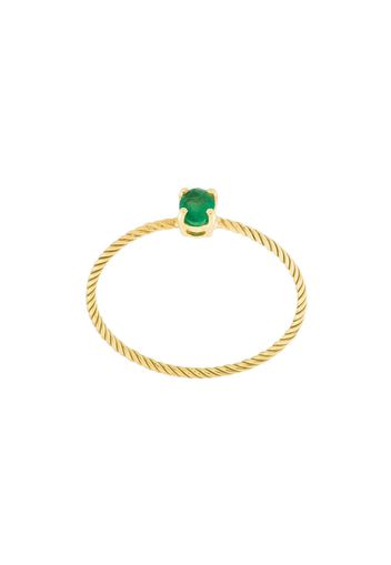 Wouters & Hendrix Gold emerald ring