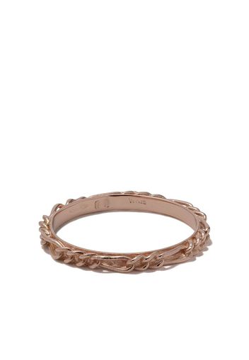 Wouters & Hendrix Gold 18kt rose gold Figaro Chain ring - Pink Gold