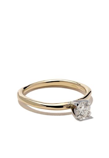 Wouters & Hendrix Gold 18kt yellow and white gold Diamond ring - Yellow Gold/White Gold