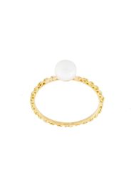 Wouters & Hendrix Gold pearl and chain ring