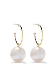 Wouters & Hendrix Gold 18kt yellow gold Hoop Pearl earrings