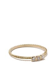 Wouters & Hendrix Gold 18kt yellow gold Chain Diamond ring