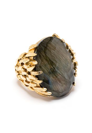 Labradorite accent ring