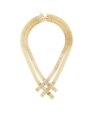 interwoven-design chain-link necklace