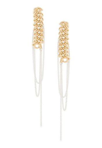 Sins And Senses chain-detail earrings