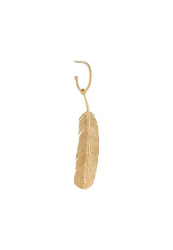 feather drop earring