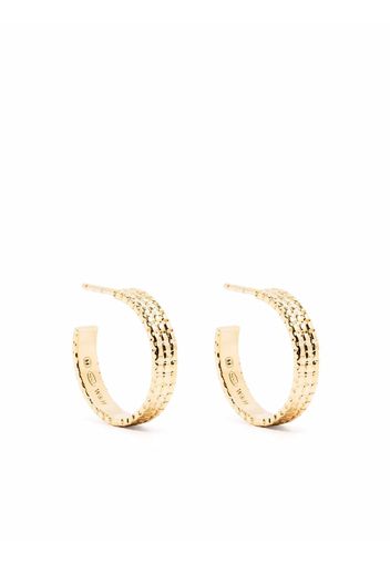 Wouters & Hendrix textured small hoops - Gold