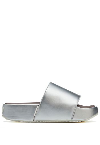 Y-3 flatform open-toe sandals - Silver