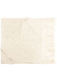 Yohji Yamamoto Plain Stitch knitted scarf - Brown