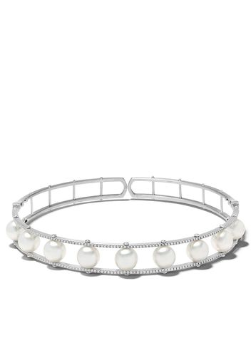 Yoko London 18kt white gold Mayfair South Sea pearl and diamond necklace - 7