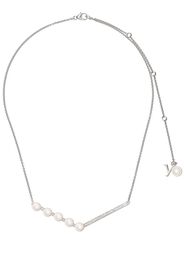 Yoko London 18kt white gold Trend Freshwater pearl and diamond necklace - 7