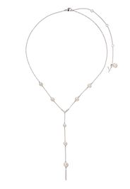 Yoko London 18kt white gold Trend freshwater pearl and diamond necklace - 7