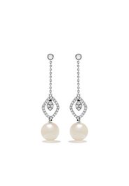 Yoko London 18kt white gold Trend freshwater pearl and diamond earrings - 7