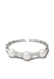 18kt white gold Starlight South Sea pearl and diamond bracelet