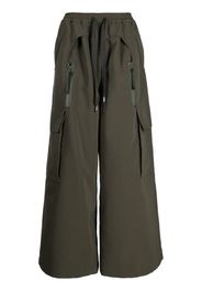 Yoshiokubo Temple multi-pocket trousers - Green