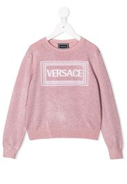 Young Versace vintage logo jumper - Pink
