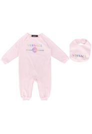 logo print babygrow set