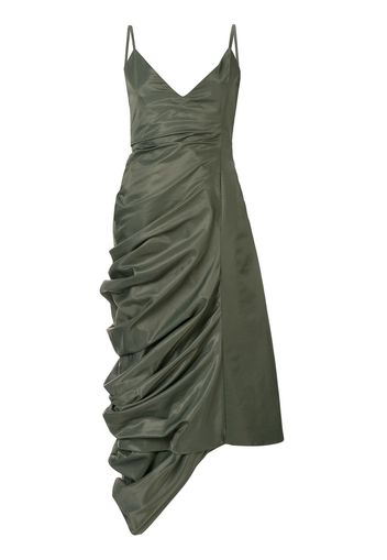 Y/Project asymmetric drape dress - Green