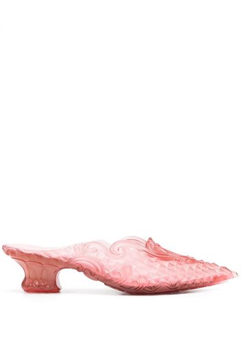 Y/Project x Melissa 55mm filigree-detailing mules - Pink