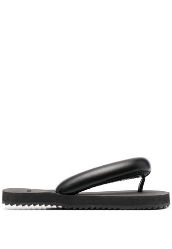 yume yume Suki padded-strap flip flops - Black