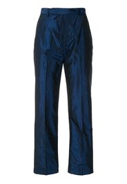 Yves Saint Laurent Pre-Owned straight-leg trousers - Blue