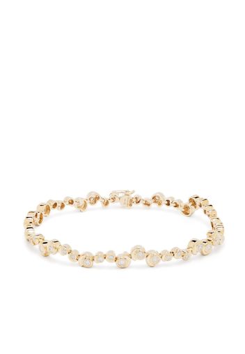 Yvonne Léon 9kt yellow gold Rivière Escargot diamond bracelet