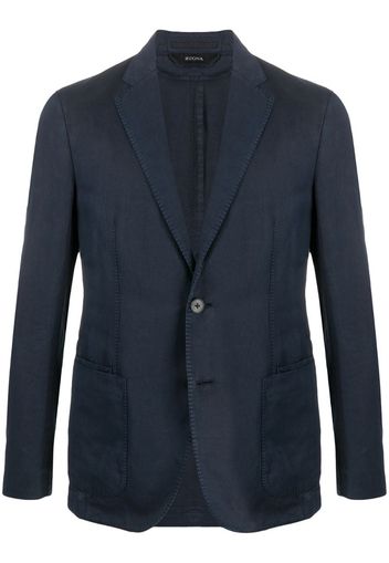 sporty two-button blazer