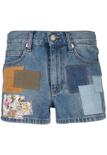 Zadig&Voltaire Sina patchwork denim shorts - Blue