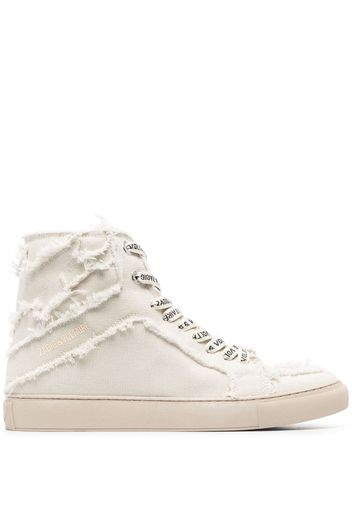 Zadig&Voltaire Flash hi-top sneakers - Neutrals