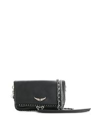 Zadig&Voltaire Nano studded mini bag - Black