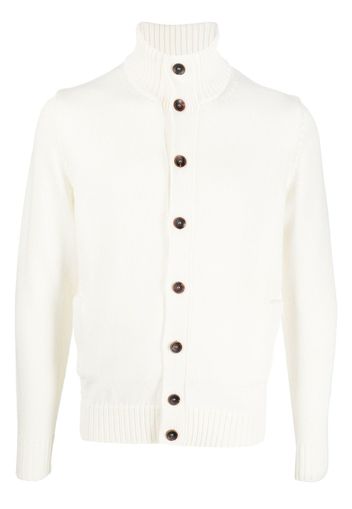 Zanone long-sleeve button-up cardigan - White