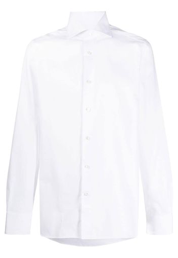 Zegna long-sleeve button-up shirt - White