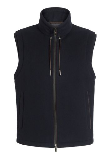 Zegna down-filled wool gilet - Blue