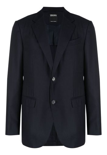 Zegna single-breasted blazer - Blue