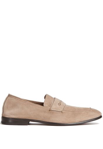 Zegna L'Asola suede loafers - Brown